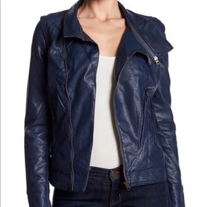 Desigual Tropical Faux Leather Blazer